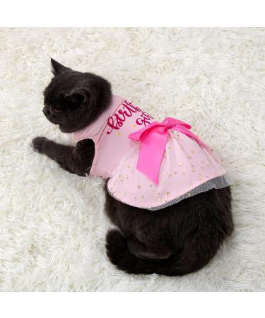 Elegant Princess Doggie Dress for Medium Dogs - Red Birthday Girl Dog Apparel - Buy Online on GoSupps.com