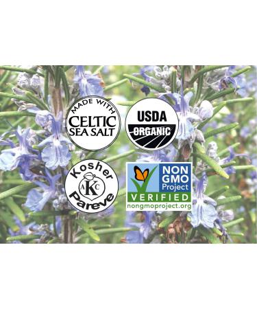 Gourmet Organic Rosemary Sea Salt Shaker - Bold Flavor, Handcrafted, 3.5 oz - Buy Online on GoSupps.com