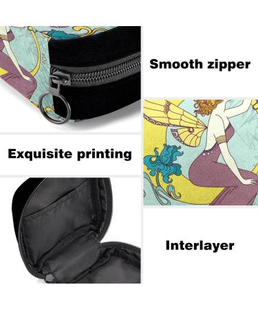 GIAPB Period Bag - Fairy Floral Frame Color, Sanitary Napkin Storage and Makeup Pouch - Buy Online on GoSupps.com