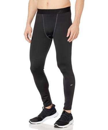 Amazon Essentials Men's Control Tech Thermal Full-Length Tight X-Small Black