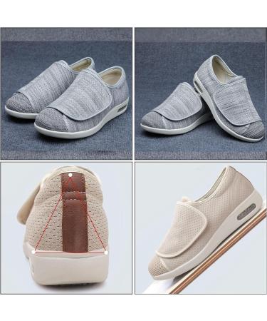 Diabetic Shoes for Men with Swollen Feet Orthopedic Shoes Diabetic Shoes for Women Extra Wide Fit Air Cushion Casual Slip-On Orthopedic Arch Support Knit Casual Elderly Safety Walking Shoes 9.5 UK A - Buy Online on GoSupps.com