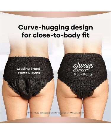 Always Discreet Boutique Incontinence Pants Women Medium Plus 9 - High Absorbency & Odour Neutralizer - Size 10-16 - Buy Online on GoSupps.com