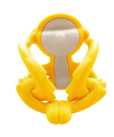 Mombella Teething Ring Toy - Pink Rose Monkey - Safe & Soothing for Babies | International Shipping Available - Buy Online on GoSupps.com