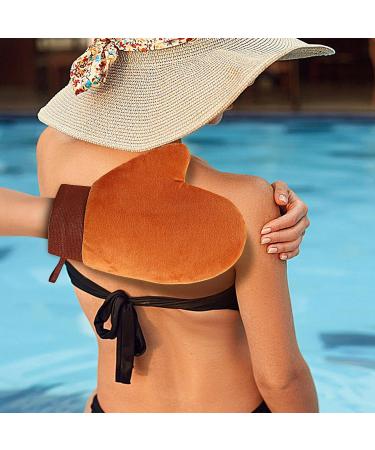  Hiemible tanning lotion applicator for the back | Gentle tanning applicator for sensitive skin for home shower travel women men face legs back bed - Buy Online on GoSupps.com