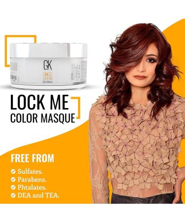 GK HAIR Global Keratin Lock Me Color Hair Masque 7.05 Fl Oz - Deep Conditioner for Color Protection & Hair Repair - Buy Online on GoSupps.com