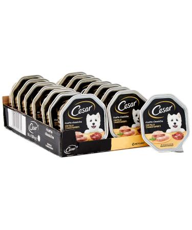 Cesar Classiques Recipes wet food for dogs 150 g 14 pieces chicken + beef