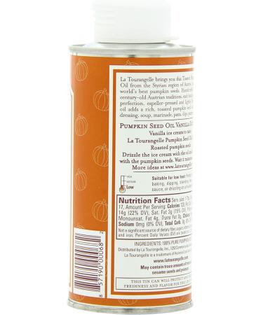 La Tourangelle Toasted Pumpkin Seed Oil 8.45 Fl Oz - Pack of 2 - Buy Online on GoSupps.com