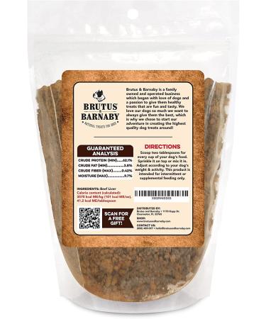 Beef Liver Dog Food Topper - Enhance Your Dog's Meal with Flavor - 8oz Pack for Picky Eaters - Buy Online on GoSupps.com