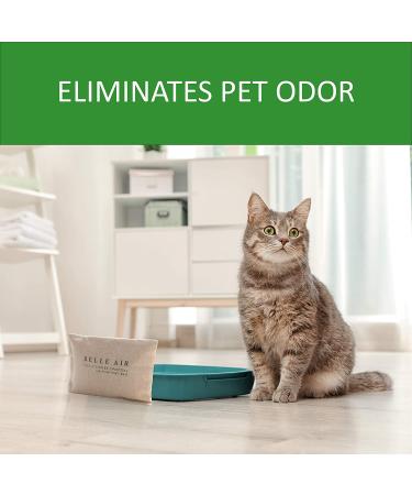 Belle Air 100% Activated Charcoal Air Purifying Bags Odor Absorber - 6x More Effective - Removes Odors, Toxins, Excess Moisture in Homes, Cars, Fridges - Buy Online on GoSupps.com