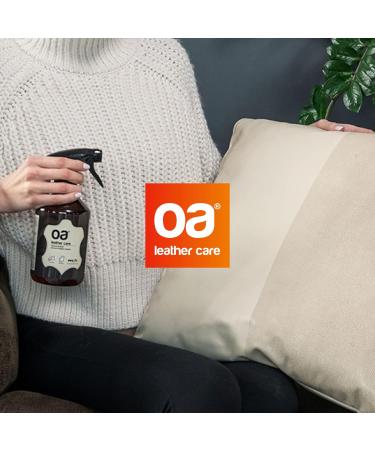 OA Leather Care Cleaner 250ml - 100% PFC Free Leather & Synthetic Cleaner for Sofa Car Seats Handbags Shoes & Jackets - Effective Leather Cleaning Solution - Buy Online on GoSupps.com