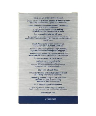 Nivea Men Refreshing Aftershave Balm - 6 Packs of 100ml | Soothing Skincare for Men | International Shipping Available - Buy Online on GoSupps.com