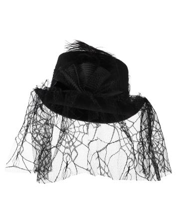 LIFKOME 1pc Magician Top Hat Magician Cap Tuxedo Costume Wedding Topper Costume Cap 50s Hat Hats Ladies Hats Bonnets for Women Gothic Hat Wedding Hats Top Hat Veil Non-woven Fabric