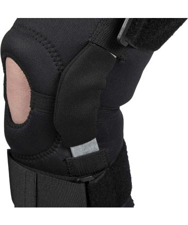 Body-TEC Neoprene Knee Support Brace - Large (42.5-46cm) - Adjustable, Hinged, Multi Strap Design - Open Patella - Pack of 1 - Buy Online on GoSupps.com