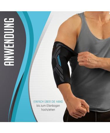 Kinetic Evolution Elbow Bandage for Men & Women | Sport Compression & Pain Relief | Breathable Stabilized Support for Tennis Volleyball Golf & More - Buy Online on GoSupps.com