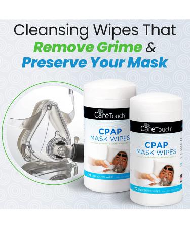 Unscented CPAP Mask Wipes - 2 Packs of 70 | CPAP Cleaner for Effective Cleaning - Buy Online on GoSupps.com
