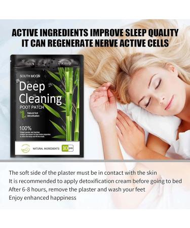 Detox Foot Pads - 30PCs Natural Foot Care for Deep Cleansing & Detoxification | Improve Sleep & Circulation - Buy Online on GoSupps.com