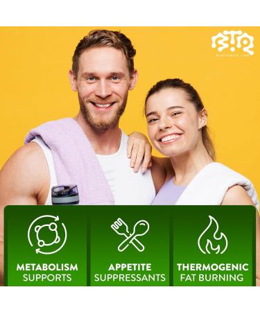 BIOTEQUELAB Weight Loss Diet Capsules Natural Appetite Suppressant Day & Night Fat Burner for Women & Men with Apple Cider Green Coffee Bean Extract Metabolism Booster Supplement - 60 Pills - Buy Online on GoSupps.com