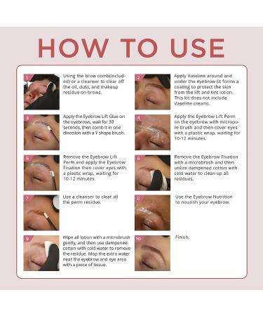 Brow Lamination Kit - DIY Eye Brow Lift for Fuller, Thicker Brows | Lasts 6-8 Weeks - Buy Online on GoSupps.com