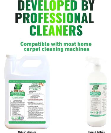 Eco-Friendly Carpet Cleaner Spray - Natural Mineral-Based Solution for Carpet Tile Grout & Wood Floors - Safe for Pets - 32 oz Made in the USA - Buy Online on GoSupps.com