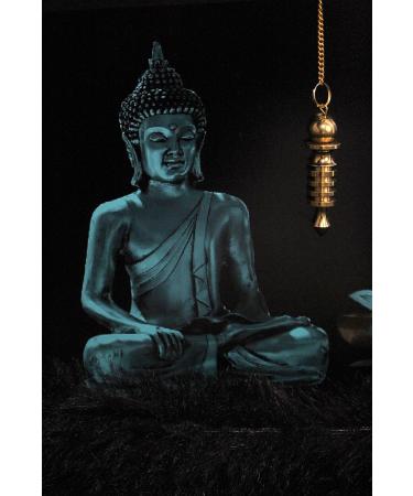 Jet International Top Class Gold Plated Metal Isis Pendulum | 4 Plate Healing Dowsing Rod | A++ Metaphysical Tool for Spiritual Answers - Buy Online on GoSupps.com