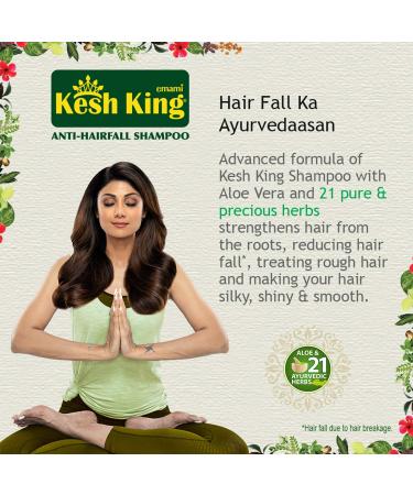 Emami Kesh King Anti-Hairfall Shampoo - 340ml | Scalp & Hair Treatment - Buy Online on GoSupps.com