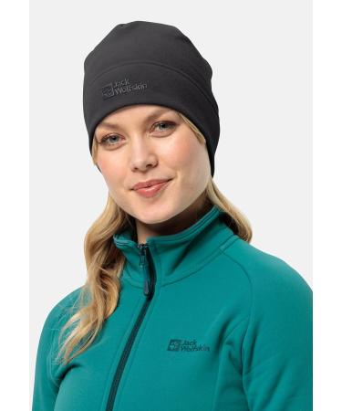 Jack Wolfskin Unisex Beanie Hat - Real Stuff One Size Black | International Shipping Available - Buy Online on GoSupps.com