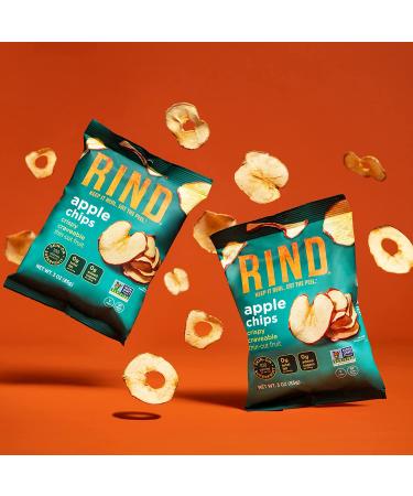 RIND Snacks Unsweetened Dried Fruit Chips Variety Pack - Apple, Orange, Kiwi | High Fiber, Vegan, Paleo | No Added Sugar, Healthy Snacks Non-GMO - 3.0 oz (Pack of 3) - Buy Online on GoSupps.com