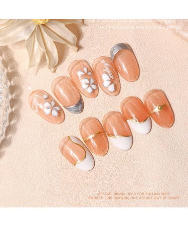 Neepoms 3pcs Metallic Gel Nail Polish Set - Gold, Silver, Rose Colors | 3g DIY Painted Nail Gel - Buy Online on GoSupps.com