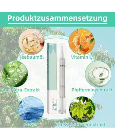 Nail Care Pen - Health Nail Care Routine for Clean Whiten & Repair | 3 Pack - Buy Online on GoSupps.com