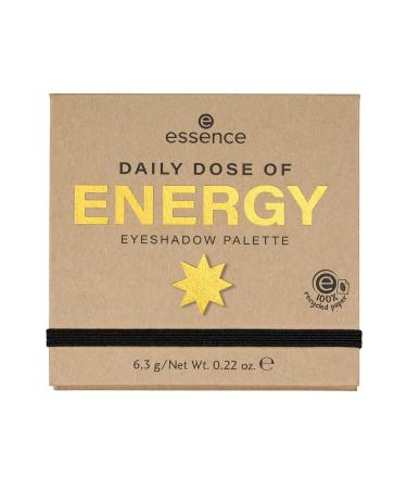 Essence Daily Dose of Energy Eyeshadow Palette - 9 Long-Lasting Color-Intensive Multicolored Shades | Matte Metallic Shimmering | Perfume-Free & Nanoparticle-Free (6.3g) - Buy Online on GoSupps.com