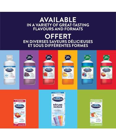 Pedialyte Electrolyte Oral Rehydration Solution Unflavoured 1-L Bottle Unflavored for Infants - Buy Online on GoSupps.com