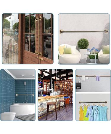 Non-Slip Grab Bar Railing Bronze Metal Wrought Iron Round Pipe Handle 1ft-20ft Wall Handrail Indoor Outdoor Anti-Slip Stair Handrails Banisters (Size : 6ft/180cm) - Buy Online on GoSupps.com