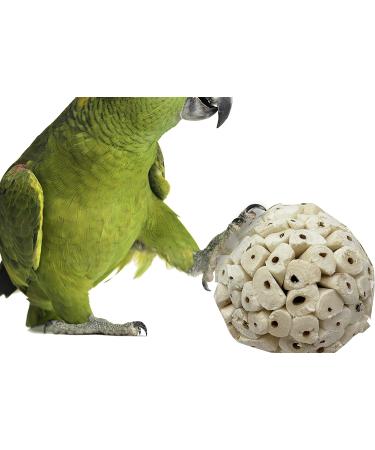 Bonka Bird Toys Sola Atta Balls - Organic Foot Beak Chew Toy for Small Pets - Pack of 3 - Buy Online on GoSupps.com