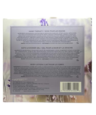 Crabtree & Evelyn Lavender Hand Therapy & Body Wash + Lotion Gift Set - Buy Online on GoSupps.com