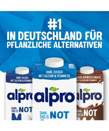 Buy Alpro Low-Fat Oat Drink 1.8% - 100% Plant-Based High Calcium No Sugar 8x1L | Durable Vegan Alternative - Buy Online on GoSupps.com
