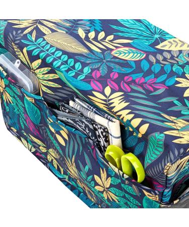 HOMEST Sewing Machine Dust Cover with Storage Pockets - Floral Design, Fits Most Singer and Brother Machines - Buy Online on GoSupps.com