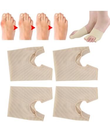 Ankroyu Toe Spreader & Bunion Corrector | 2 Pairs Elastic Toe Sleeves for Hallux Valgus & Overlapping Toes - Foot Care Solution (L) - Buy Online on GoSupps.com