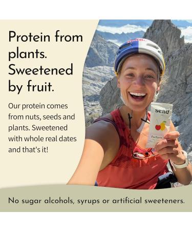 Buy Send Bars Plant Protein Bars - Full Send Variety Box (8 Bars) - Lemon Cherry Peanut Butter Banana Bread & Peanut Cacao Crunch - International Shipping Available - Buy Online on GoSupps.com