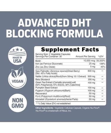 Herbtonics Apple Cider Vinegar Capsules Plus Keto BHB | Fat Burner & Weight Loss Supplement for Women & Men - Foli-Tonic DHT Blocker & Hair Loss Supplement | Hair Thinning Treatment - Buy Online on GoSupps.com