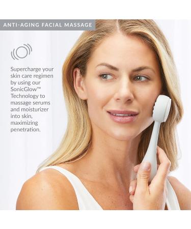 PMD Clean - Intelligent Waterproof Facial Cleaning Device | Silicone Brush & Anti-Aging Massage | SonicGlow Technology for Clear Pores & Tighter Skin - Buy Online on GoSupps.com
