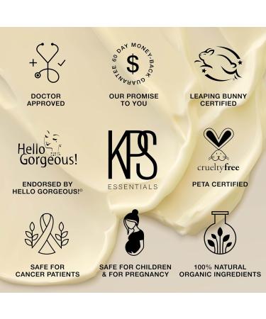 KPS Essentials Organic Ren Face Cream - Hyaluronic Acid Dark Spot Corrector & Puffiness Reducer | 1oz Eye Cream for Crepe Skin - Buy Online on GoSupps.com