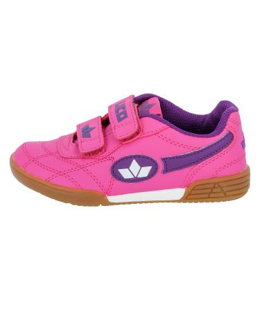 Lico Unisex Kids Bernie V Indoor Trainers (Velcro fasteners may vary) 32 EU Pink Purple White