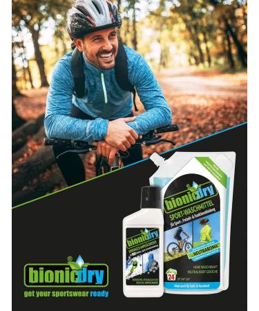 Bionicdry Sports Detergent 960ml (2-Pack) | Hygienic Cleaning for Outdoor & Sports Wear | Neutraroma Technology - Buy Online on GoSupps.com
