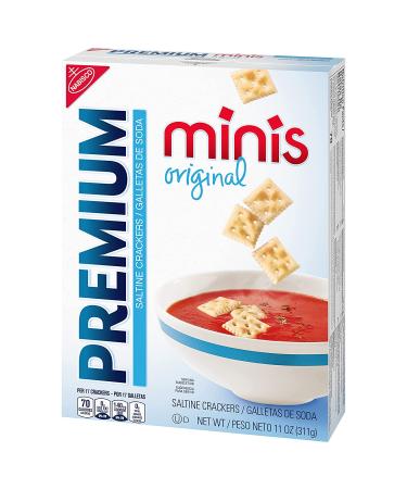Premium Original Mini Saltine Crackers - 6-Pack, 11 oz Boxes - Buy Online on GoSupps.com