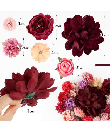 BOFUNX 20 Pieces Flower Hair Clips - Stylish Accessories for Girls Women | Perfect for Parties & Weddings - International Shipping - Buy Online on GoSupps.com