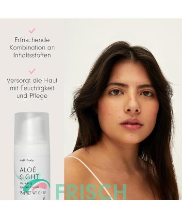 Hellobody Alo Sight Eye Gel 15 ml | Invigorating Moisturizing Eye Care with Aloe Vera & Cucumber Extract for Normal to Dry Skin - Buy Online on GoSupps.com