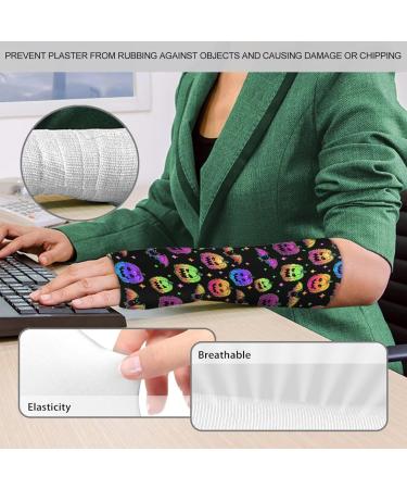 Waterproof Halloween Shiny Pumpkin Cast Covers for Adults & Kids - Lightweight Shower Arm & Bandage Protectors - Buy Online on GoSupps.com