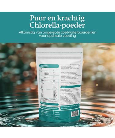 Aligma Organic Chlorella Powder 250 Grams for Immune System Booster Super Greens Powder Natural Source of Vegan Protein Minerals & Vitamins Resealable Packaging - Buy Online on GoSupps.com