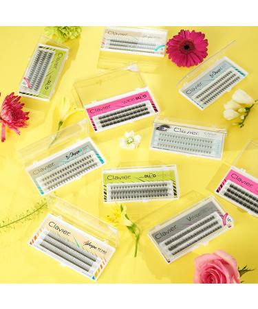 Shop B-Curl Clavier Artificial Eyelashes in Tufts | 10 Lashes per Tuft | Multi-Dimensional Effect | Lengths 6-14 mm - Buy Online on GoSupps.com