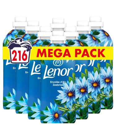 Lenor Fabric Softener 216 Washes, Flying Air, Wellness Collection, With A Touch Of Essential Oil